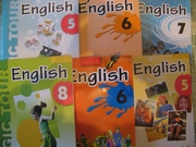 Учебники и рабочие тетради  английского языка для школы 5-8 классов.